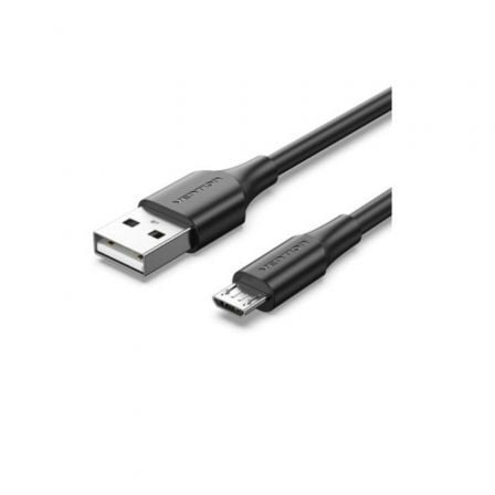art_ven-cab20ctibh_1.jpg Cable USB 2.0 Vention CTIBH/ USB Macho - MicroUSB Macho/ Hasta 60W/ 480Mbps/ 2m/ Negro - Imagen 1