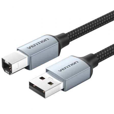 art_ven-cab20ctthi_1.jpg Cable USB 2.0 Impresora Vention CTTHI/ USB Tipo-B Macho - USB Macho/ 480Mbps/ 3m/ Gris - Imagen 1