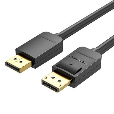 art_ven-cab20hacbi_1.jpg Cable DisplayPort 1.2 4K Vention HACBI/ DisplayPort Macho - DisplayPort Macho/ 3m/ Negro - Imagen 1