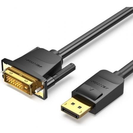 art_ven-cab20hafbf_1.jpg Cable Conversor Vention HAFBF/ DisplayPort Macho - DVI Macho/ 1m/ Negro - Imagen 1