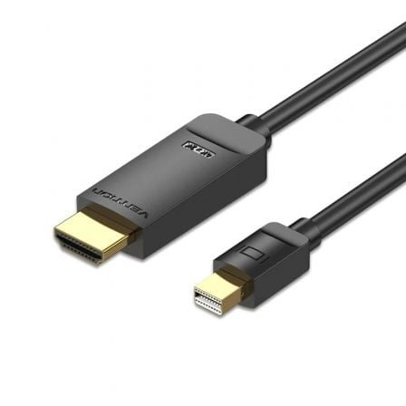 art_ven-cab20hahbh_1.jpg Cable Conversor Vention HAHBH/ Mini Displayport Macho - HDMI Macho/ 2m/ Negro - Imagen 1