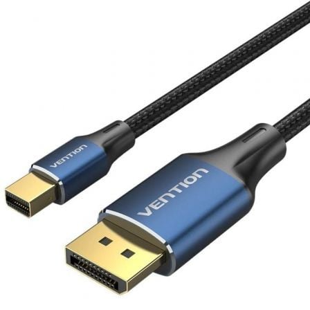 art_ven-cab20hcflg_1.jpg Cable Mini DisplayPort 1.4 8K Vention HCFLG/ DisplayPort Macho - Mini DisplayPort Macho/ 1.5m/ Negro y Azul - Imagen 1