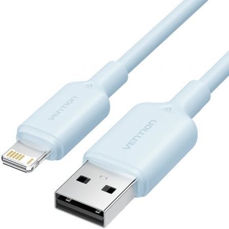 art_ven-cab20lamsf_1.jpg Cable USB 2.0 Lightning Vention LAMSF/ USB Macho - Lightning Macho/ 480Mbps/ 1m/ Azul - Imagen 1