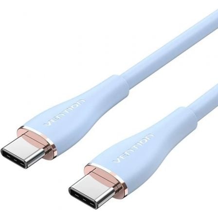 art_ven-cab20tawsg_1.jpg Cable USB 2.0 Tipo-C Vention TAWSG/ USB Tipo-C Macho - USB Tipo-C Macho/ Hasta 100W/ 480Mbps/ 1.5m/ Azul - Imagen 1