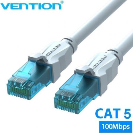 art_ven-cab20vap-a10-s3000_1.jpg Cable de Red RJ45 UTP Vention VAP-A10-S3000 Cat.5e/ 30m/ Azul y Blanco - Imagen 1