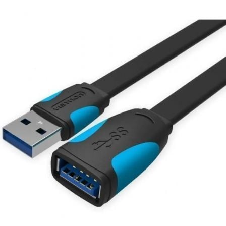 art_ven-cab20vas-a13-b200_1.jpg Cable Alargador USB 3.0 Vention VAS-A13-B200/ USB Macho - USB Hembra/ 5Gbps/ 2m/ Negro y Azul - Imagen 1