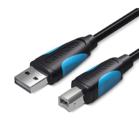 art_ven-cab20vas-a16-b500_1.jpg Cable USB 2.0 Impresora Vention VAS-A16-B500/ USB Tipo-B Macho - USB Macho/ 480Mbps/ 5m/ Negro - Imagen 1