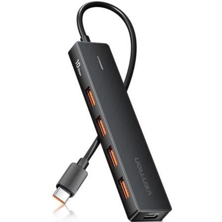 art_ven-hub20chjbb_1.jpg Hub USB 3.2 Vention CHJBB/ 4xUSB/ 1xUSB Tipo-C - Imagen 1