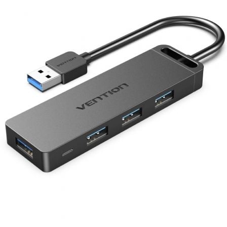 art_ven-hub20chlbb_1.jpg Hub USB 3.0 Vention CHLBB/ 4xUSB/ 1xMicroUSB PD - Imagen 1