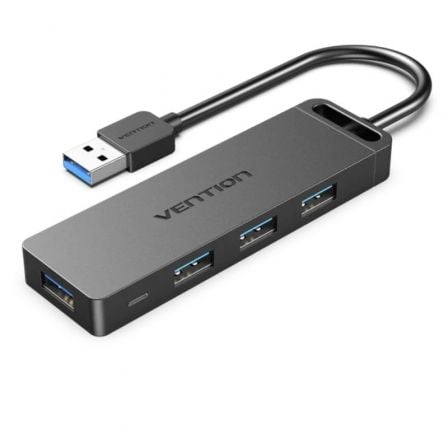 art_ven-hub20chlbd_1.jpg Hub USB 3.0 Vention CHLBD/ 4xUSB/ MicroUSB PD - Imagen 1
