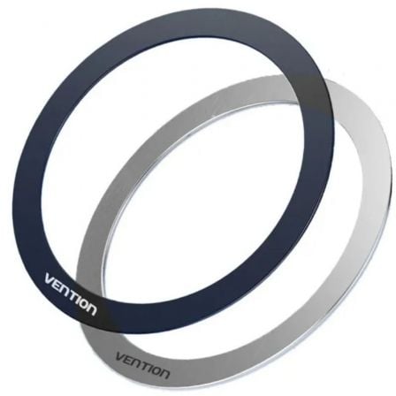 art_ven-sop20kqob0_1.jpg Pack 2 Pegatinas Universales para Anillos de Metal Magnéticos Vention KQOB0/ Compatible con Smartphones - Imagen 1