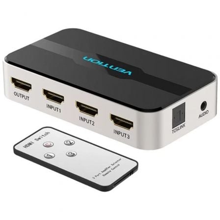 art_ven-switch20afjh0_1.jpg Duplicador HDMI Vention AFJH0/ 3x HDMI Hembra - HDMI Macho / 1x Audio - Imagen 1