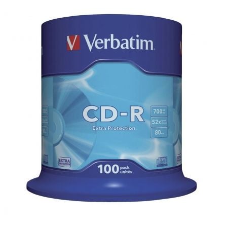 art_verb-cd20datalife20700mb20100u_1.jpg CD-R Verbatim Datalife 52X/ Tarrina-100uds - Imagen 1