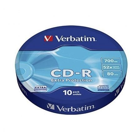 art_verb-cd20datalife20700mb2010u_1.jpg CD-R Verbatim Datalife 52X/ Tarrina-10uds - Imagen 1