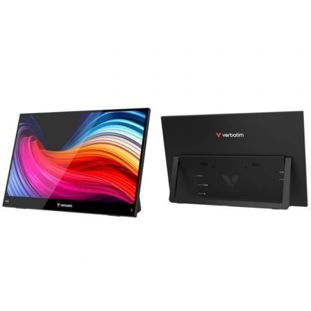 art_verb-m2032400_1.jpg Monitor Portátil Táctil Verbatim Touch Light 14"/ Full HD/ Multimedia/ Negro - Imagen 1