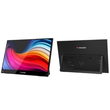 art_verb-m2032402_1.jpg Monitor Portátil Táctil Verbatim Touch Light 15.6"/ Full HD/ Multimedia/ Negro - Imagen 1