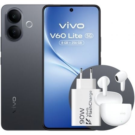 art_vivo-sp20v6020li205g208-25620bk20b_1.jpg Smartphone Vivo V60 Lite 8GB/ 256GB/ 6.77"/ 5G/ Negro/ Incluye Cargador 90W y Buds - Imagen 1