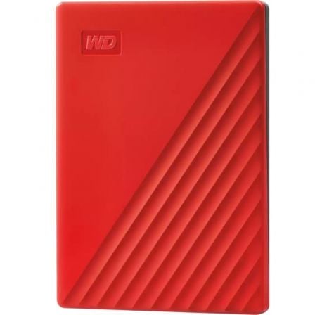 art_wd-ext20mypass204tb20rd_1.jpg Disco Externo Western Digital My Passport 4TB/ 2.5"/ USB 3.2/ Rojo - Imagen 1