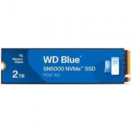 art_wd-ssd20m220bl20sn5000202tb_1.jpg Disco SSD Western Digital WD Blue SN5000 2TB/ M.2 2280 PCIe Gen4/ Full Capacity - Imagen 1