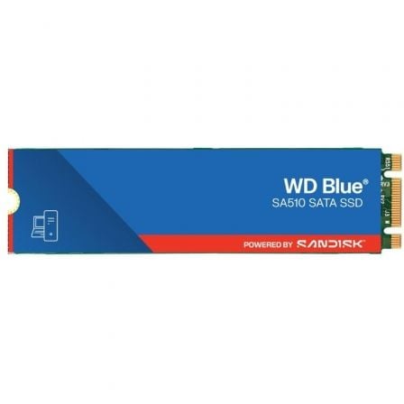art_wd-ssd20m220sa20wd20bl20sa510201tb_1.jpg Disco SSD SanDisk WD Blue SA510 1TB/ M.2 2280/ Full Capacity - Imagen 1