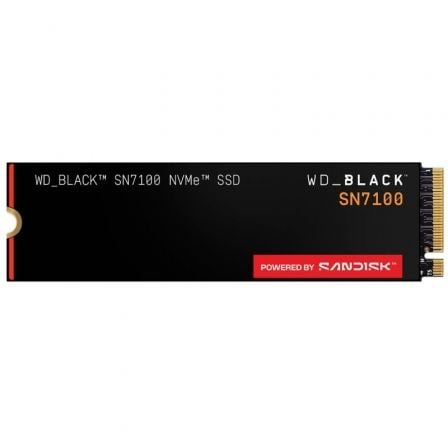 art_wd-ssd20wd20bk20sn7100202tb_1.jpg Disco SSD Western Digital WD Black SN7100 2TB/ M.2 2280 PCIe Gen4/ Full Capacity - Imagen 1