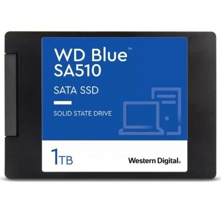 art_wd-ssd20wd20bl20sa510201tb_1.jpg Disco SSD Western Digital WD Blue SA510 1TB/ SATA III/ Full Capacity - Imagen 1