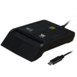 Lector de DNI y Tarjetas Woxter PE26-200/ USB Tipo-C/ Negro