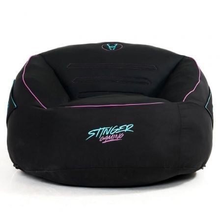 art_wox-puff20sting20gam20bk20bl_1.jpg Puff Woxter Stinger Gaming/ con relleno/ Azul y Negro - Imagen 1