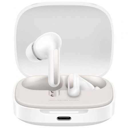 art_xia-aur20redmi20buds20620wh_1.jpg Auriculares Bluetooth Xiaomi Redmi Buds 6 con estuche de carga/ Autonomía 10h/ Blancos - Imagen 1