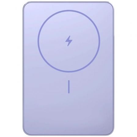 art_xia-bat20sp20sl20mag20pb205000pur_1.jpg Powerbank 5000mAh Xiaomi Super Slim Magnetic Power Bank 5000/ Wireless/ Púrpura/ Incluye Cable USB Tipo-C - Imagen 1