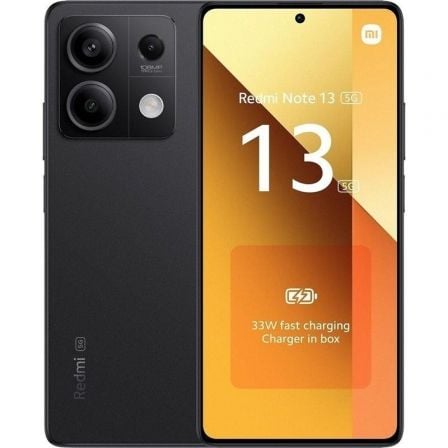 art_xia-sp20note13205g208-25620bk_1.jpg Smartphone Xiaomi Redmi Note 13 NFC 8GB/ 256GB/ 6.67"/ 5G/ Negro - Imagen 1