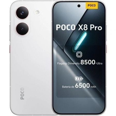 art_xia-sp20poco20x8p205g208-51220wh_1.jpg Smartphone Xiaomi POCO X8 Pro 8GB/ 512GB/ 6.59"/ 5G/ Blanco - Imagen 1