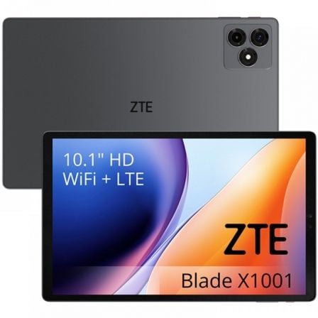 art_zte-tab20bld20x1001204-6420bk_1.jpg Tablet ZTE Tab Blade X1001 10.1"/ 4GB/ 64GB/ Octacore/ 4G/ Gris - Imagen 1